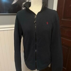 Polo Ralph Lauren Navy Men’s Fleece Full Zip High Collar Polartec Jacket Size M